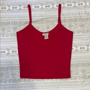 red crop top